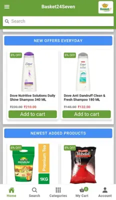 Basket24Seven - Online Grocery android App screenshot 3