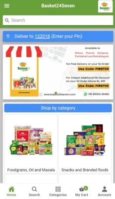 Basket24Seven - Online Grocery android App screenshot 5